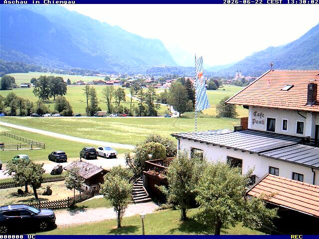 Archived image Webcam Aschau (Chiemgau) - Cafe Pauli