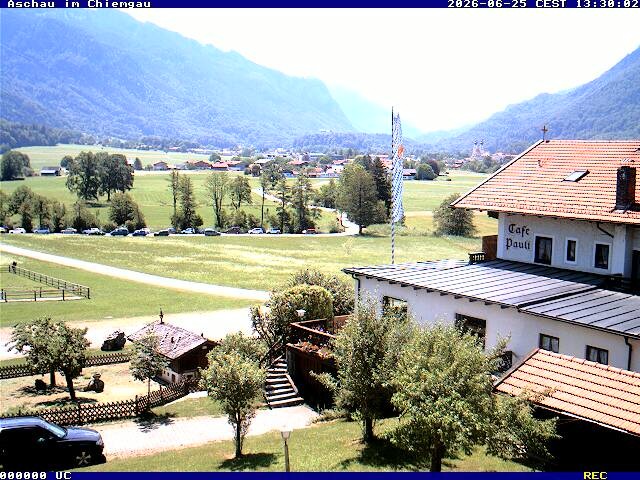 Archiv Foto Webcam Aschau im Chiemgau - Blick Richtung Süden auf Aschau