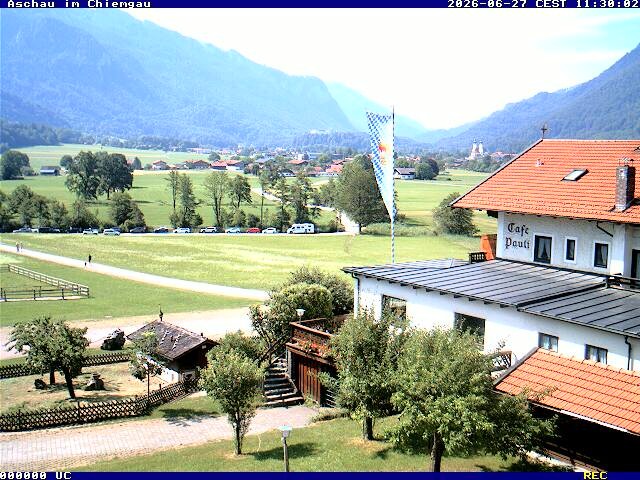 Archiv Foto Webcam Aschau im Chiemgau - Blick Richtung Süden auf Aschau