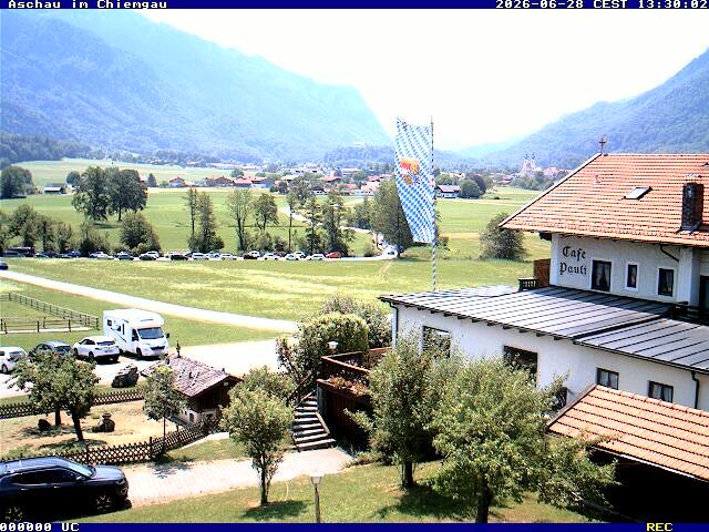 Archiv Foto Webcam Aschau im Chiemgau - Blick Richtung Süden auf Aschau