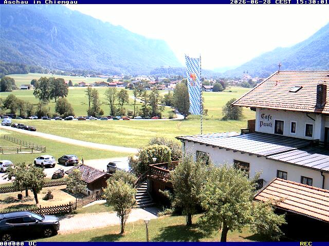 Archiv Foto Webcam Aschau im Chiemgau - Blick Richtung Süden auf Aschau