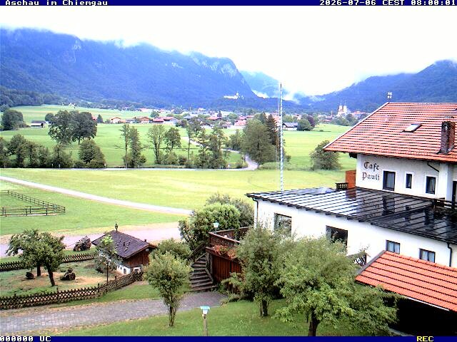 Archived image Webcam Aschau (Chiemgau) - Cafe Pauli