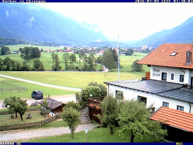 Archiv Foto Webcam Aschau im Chiemgau - Blick Richtung Süden auf Aschau