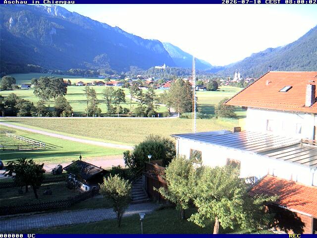Archiv Foto Webcam Aschau im Chiemgau - Blick Richtung Süden auf Aschau