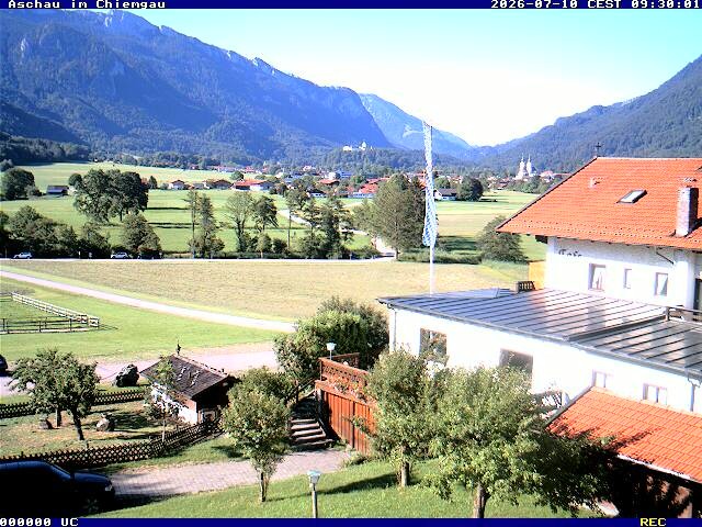 Archiv Foto Webcam Aschau im Chiemgau - Blick Richtung Süden auf Aschau