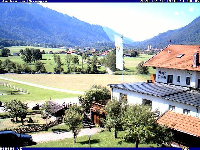 Archiv Foto Webcam Aschau im Chiemgau - Blick Richtung Süden auf Aschau
