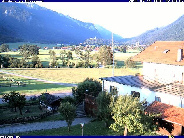 Archived image Webcam Aschau (Chiemgau) - Cafe Pauli