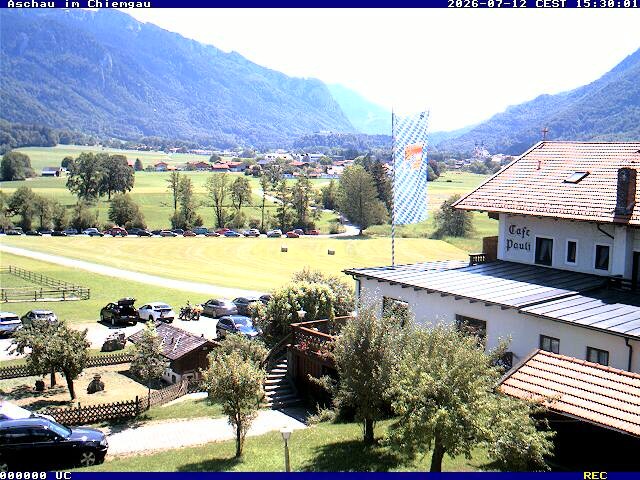 Archived image Webcam Aschau (Chiemgau) - Cafe Pauli