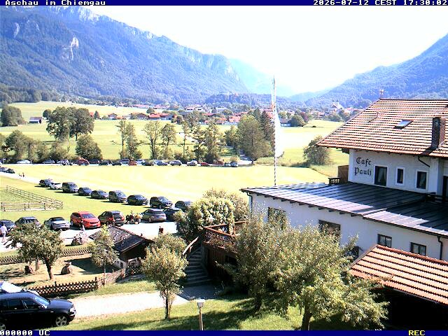 Archived image Webcam Aschau (Chiemgau) - Cafe Pauli
