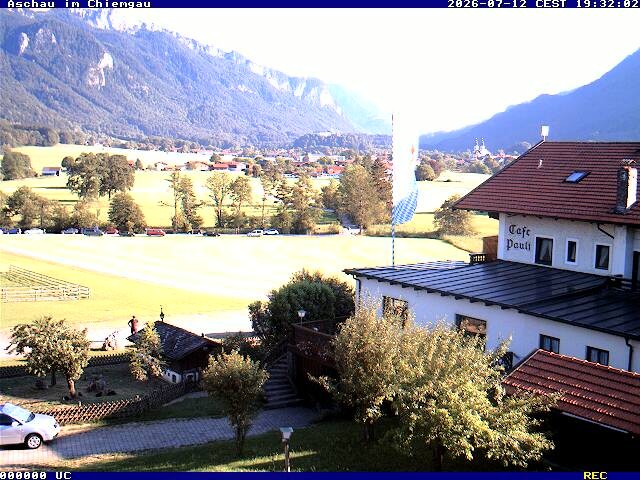 Archived image Webcam Aschau (Chiemgau) - Cafe Pauli