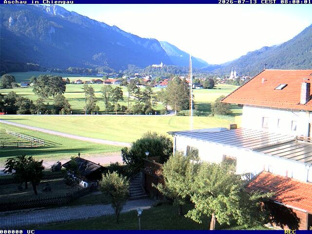 Archiv Foto Webcam Aschau im Chiemgau - Blick Richtung Süden auf Aschau