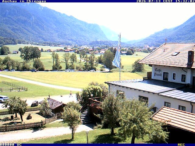 Archiv Foto Webcam Aschau im Chiemgau - Blick Richtung Süden auf Aschau