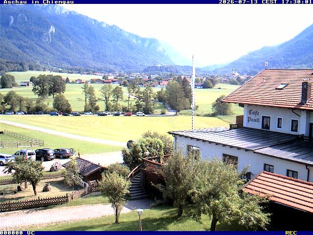 Archiv Foto Webcam Aschau im Chiemgau - Blick Richtung Süden auf Aschau