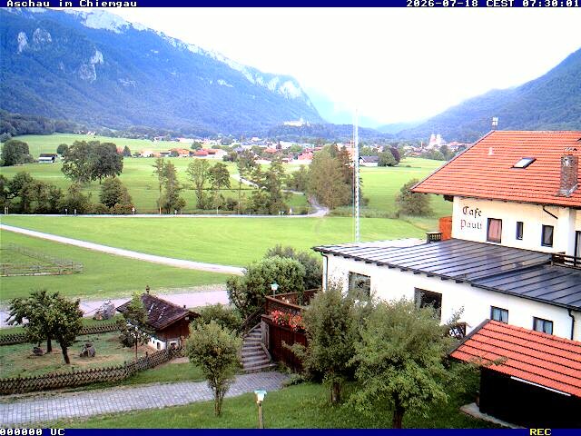 Archiv Foto Webcam Aschau im Chiemgau - Blick Richtung Süden auf Aschau