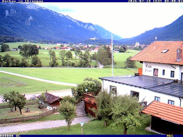 Archiv Foto Webcam Aschau im Chiemgau - Blick Richtung Süden auf Aschau