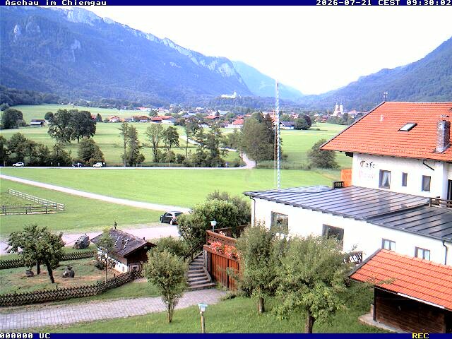 Archiv Foto Webcam Aschau im Chiemgau - Blick Richtung Süden auf Aschau