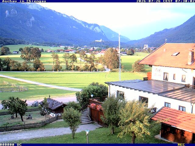 Archived image Webcam Aschau (Chiemgau) - Cafe Pauli