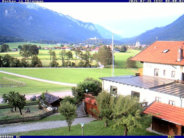 Archived image Webcam Aschau (Chiemgau) - Cafe Pauli