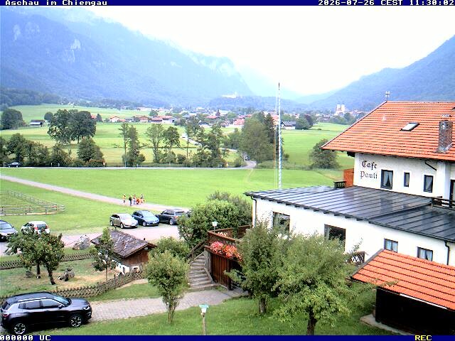 Archived image Webcam Aschau (Chiemgau) - Cafe Pauli
