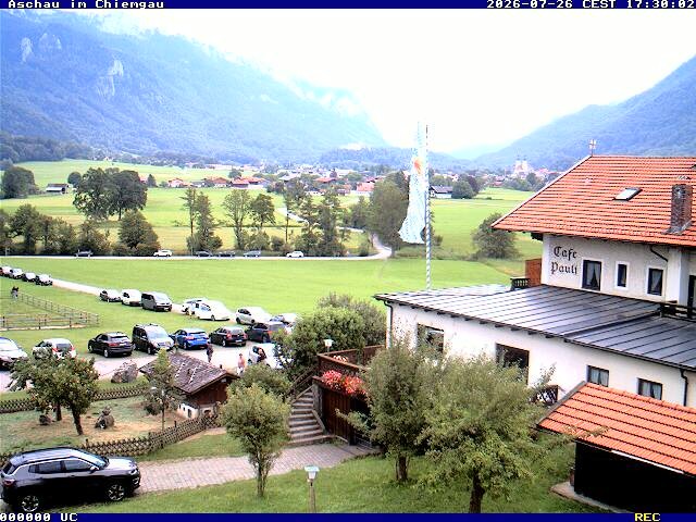 Archived image Webcam Aschau (Chiemgau) - Cafe Pauli