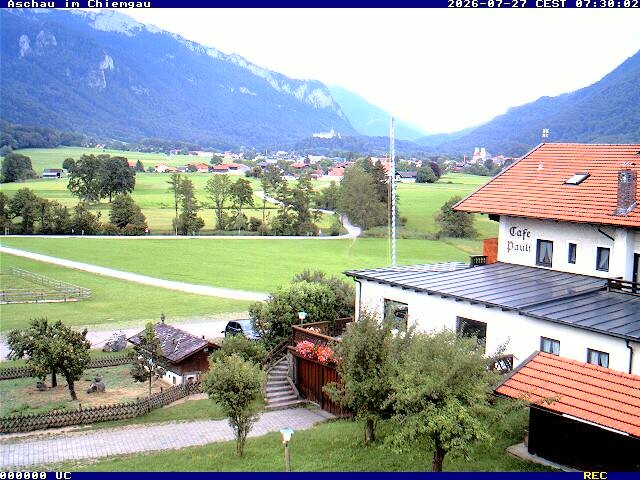 Archiv Foto Webcam Aschau im Chiemgau - Blick Richtung Süden auf Aschau
