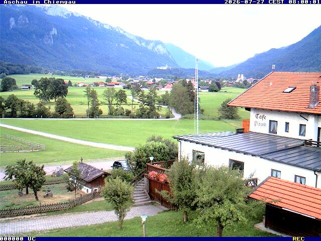 Archiv Foto Webcam Aschau im Chiemgau - Blick Richtung Süden auf Aschau