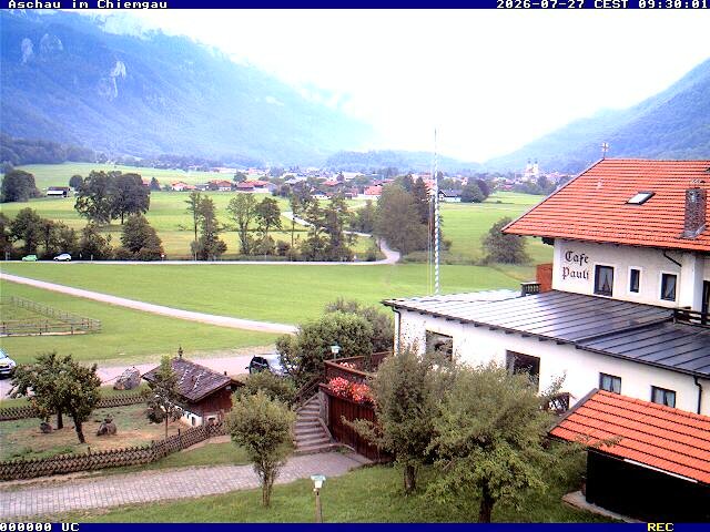 Archiv Foto Webcam Aschau im Chiemgau - Blick Richtung Süden auf Aschau