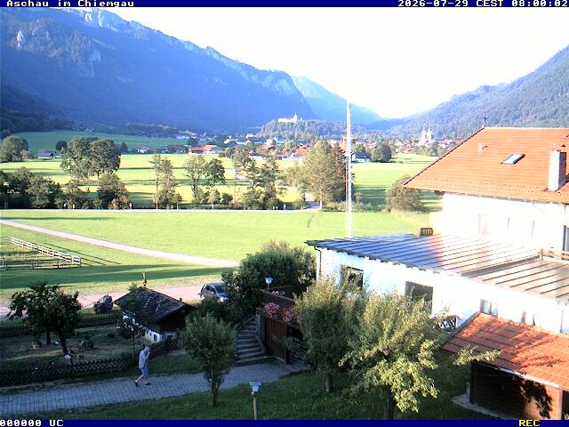 Archiv Foto Webcam Aschau im Chiemgau - Blick Richtung Süden auf Aschau