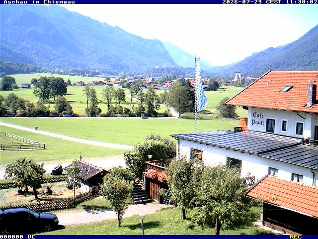 Archiv Foto Webcam Aschau im Chiemgau - Blick Richtung Süden auf Aschau