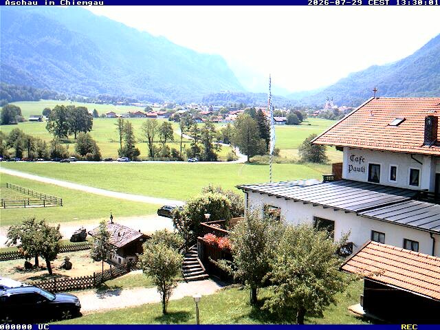 Archiv Foto Webcam Aschau im Chiemgau - Blick Richtung Süden auf Aschau