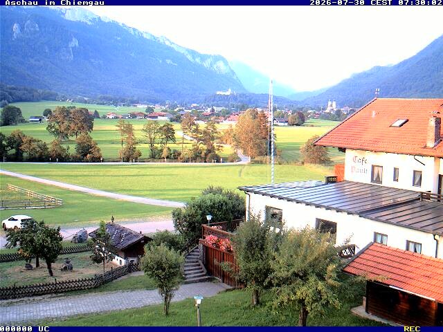 Archived image Webcam Aschau (Chiemgau) - Cafe Pauli