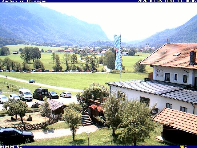 Archived image Webcam Aschau (Chiemgau) - Cafe Pauli