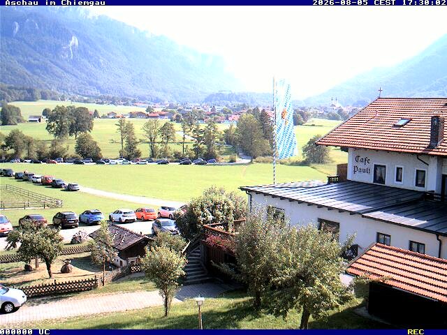 Archived image Webcam Aschau (Chiemgau) - Cafe Pauli