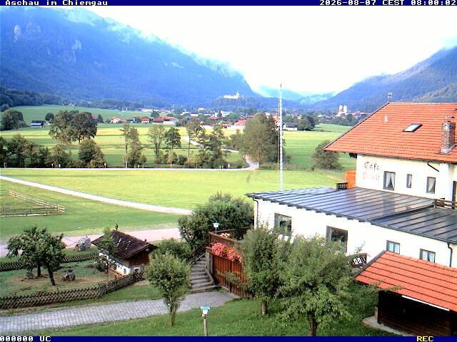Archiv Foto Webcam Aschau im Chiemgau - Blick Richtung Süden auf Aschau