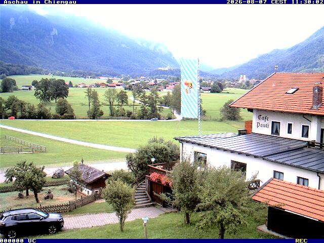 Archiv Foto Webcam Aschau im Chiemgau - Blick Richtung Süden auf Aschau