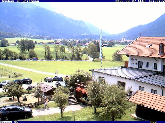 Archiv Foto Webcam Aschau im Chiemgau - Blick Richtung Süden auf Aschau