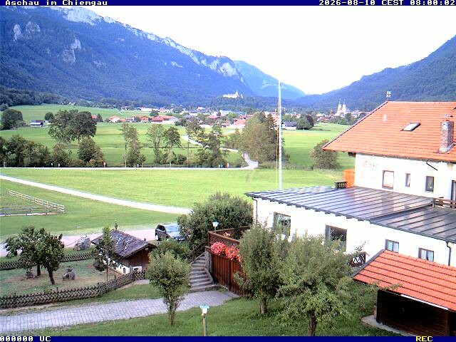 Archiv Foto Webcam Aschau im Chiemgau - Blick Richtung Süden auf Aschau