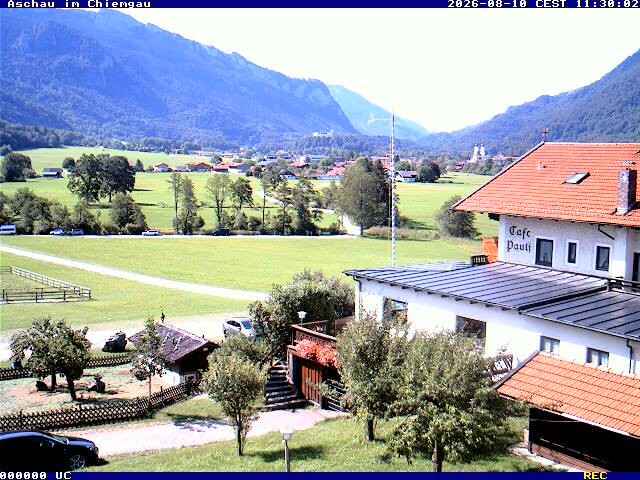 Archiv Foto Webcam Aschau im Chiemgau - Blick Richtung Süden auf Aschau