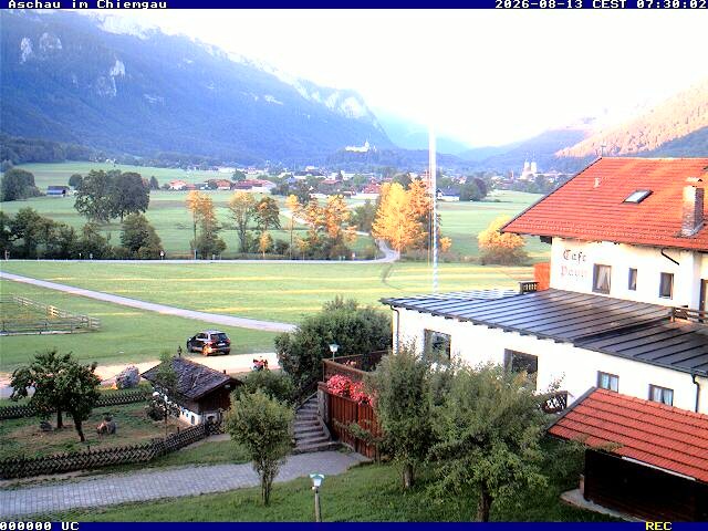 Archived image Webcam Aschau (Chiemgau) - Cafe Pauli