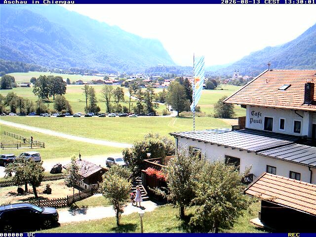 Archived image Webcam Aschau (Chiemgau) - Cafe Pauli