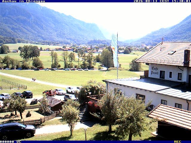 Archived image Webcam Aschau (Chiemgau) - Cafe Pauli
