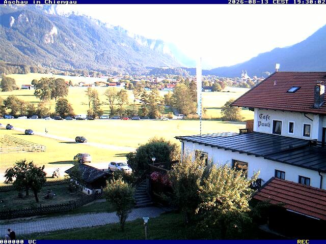 Archived image Webcam Aschau (Chiemgau) - Cafe Pauli