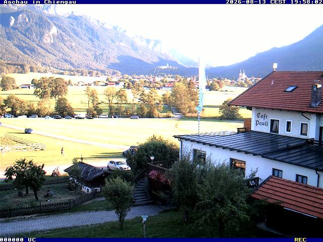 Archived image Webcam Aschau (Chiemgau) - Cafe Pauli