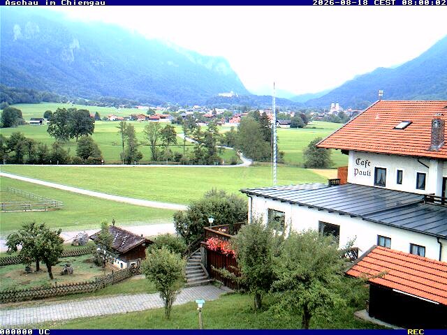 Archiv Foto Webcam Aschau im Chiemgau - Blick Richtung Süden auf Aschau