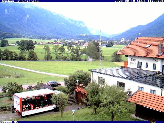 Archiv Foto Webcam Aschau im Chiemgau - Blick Richtung Süden auf Aschau