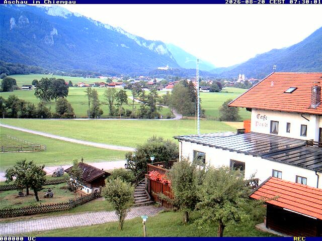 Archiv Foto Webcam Aschau im Chiemgau - Blick Richtung Süden auf Aschau