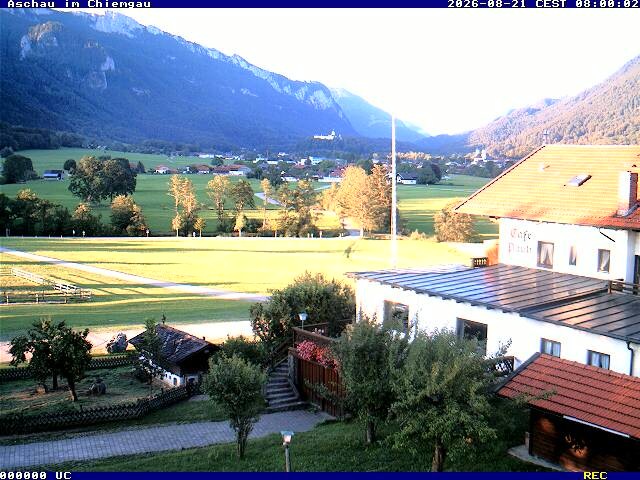 Archived image Webcam Aschau (Chiemgau) - Cafe Pauli