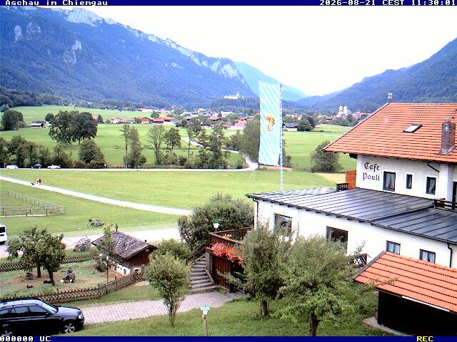 Archived image Webcam Aschau (Chiemgau) - Cafe Pauli