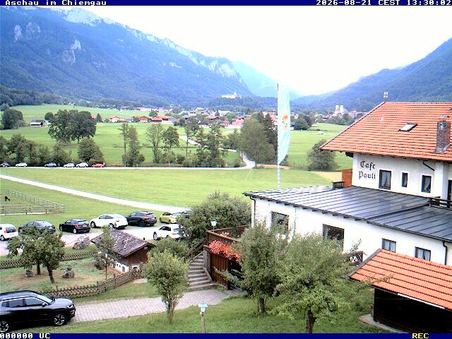 Archived image Webcam Aschau (Chiemgau) - Cafe Pauli