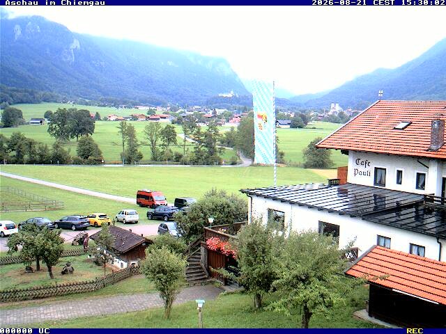 Archived image Webcam Aschau (Chiemgau) - Cafe Pauli